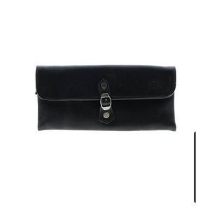Victoria's Secret Solid Black Clutch - 8" L, 4" H